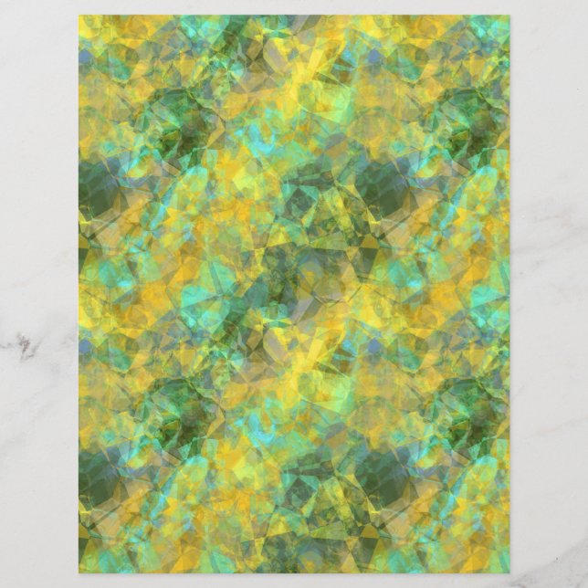 Lámina Textura derrumbada de oro (Anverso)