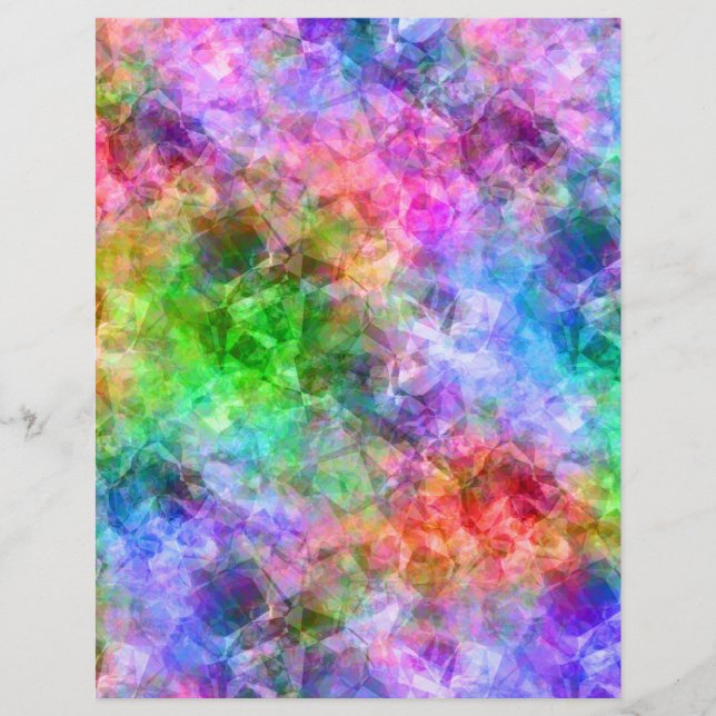 Lámina Textura en bruto colorida (Anverso)