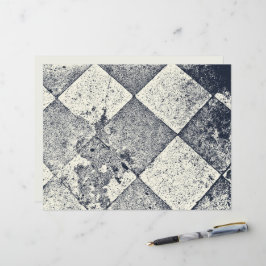 Lámina Textura Negra Y Blanca Inspirada En Harlequin Vint