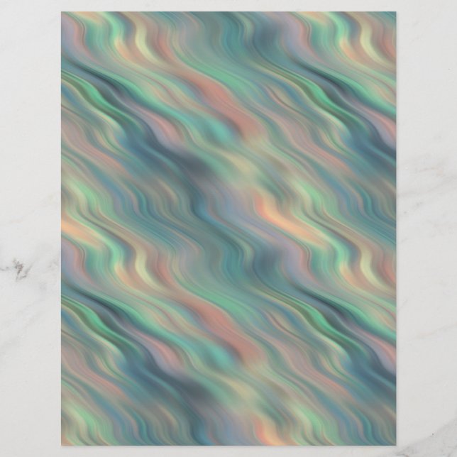 Lámina Textura ondulada de Iris azul (Anverso)