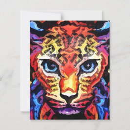 Lámina That Colorful Leopard Look Paper Sheet