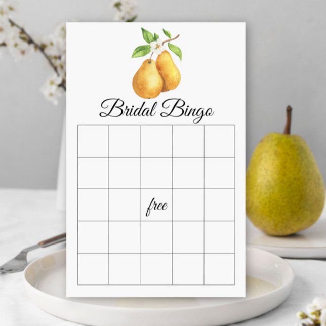 Lámina The Perfect Pear Bridal shower bingo game (Subido por el creador)
