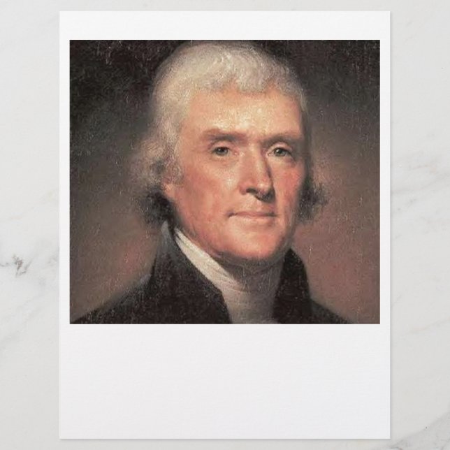 Lámina Thomas Jefferson (Anverso)