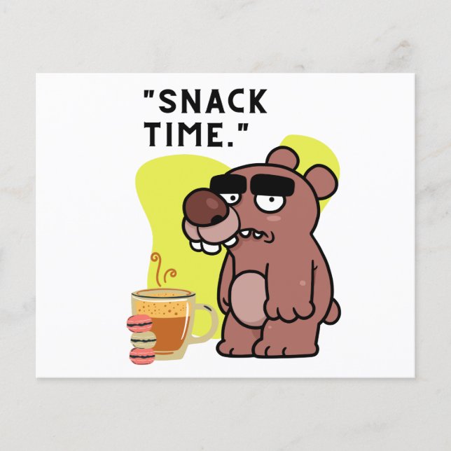 LÁMINA ¡TIEMPO DE APERITIVOS!- ANIMAL-FUNNY- CAFÉ-COOKIS (Anverso)