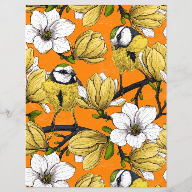 Lámina Tiempo de primavera en amarillo (Anverso)