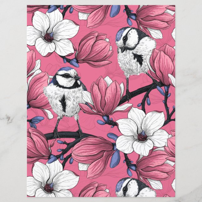 Lámina Tiempo de primavera en rosa (Anverso)