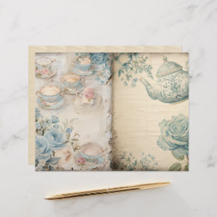 Lámina Tiempo para el papel de diario basura de té