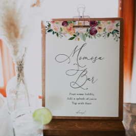 Lámina Tiempo para el Rótulo Tea Momosa Bar