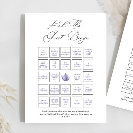 Lámina Tiempo Para El Té Encontrar El Juego De Bingo Invi