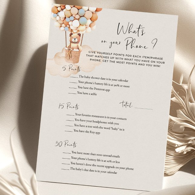 Lámina ¿Tienes El Juego De Baby Shower Qué Tienes En Tu T (Subido por el creador)