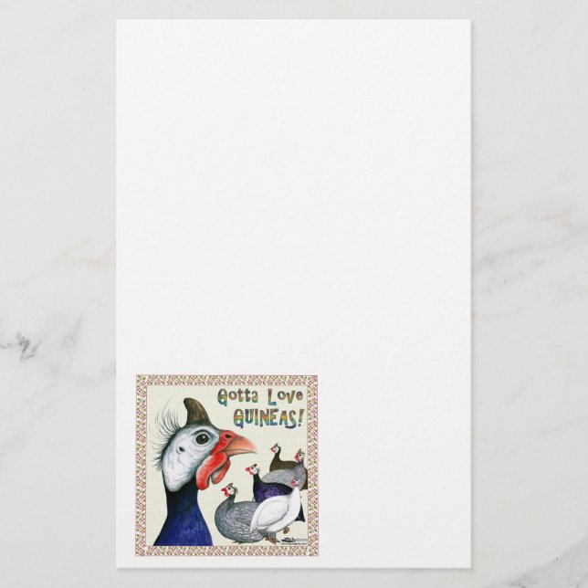 Lámina ¡Tienes que amar a Guineas! (Anverso)