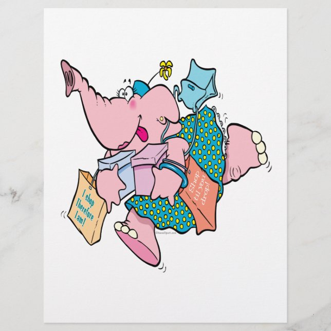 Lámina tierno elefante comercial (Anverso)
