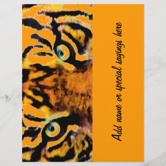 LÁMINA TIGER'S OYE'S_ (Anverso)