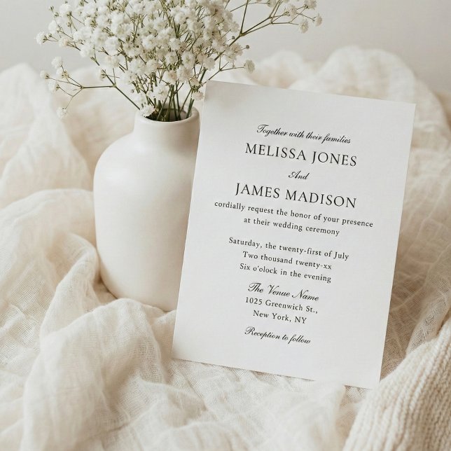 Lámina Tipografía Clásica Tradicional Boda Blanca (Subido por el creador)