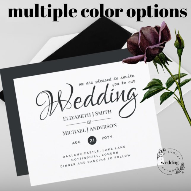 Lámina TIPOGRAFÍA presupuestaria Invitaciones a bodas - C (Subido por el creador)