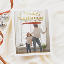 Tipografía retro presupuestal Navidades Groovy Fot