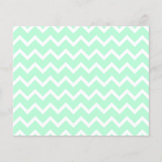 Lámina Tiras de Chevron de Zigzag Verde de Mint.