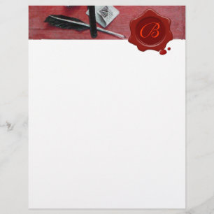 LÁMINA TITULAR DE LA CARTA EN MADERA DE CERO DE CERO ROJO