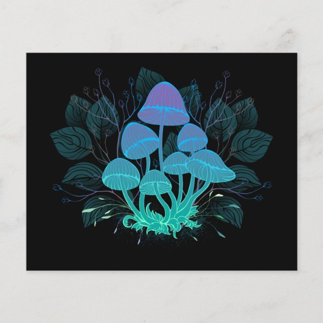 Lámina Toadstools en Bushes (Anverso)