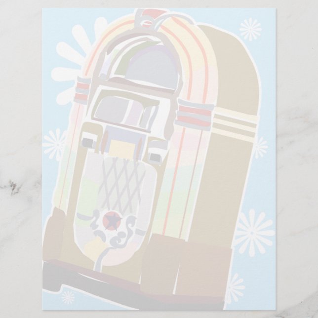 Lámina Tocar Jukebox (Anverso)