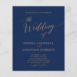 Lámina Todo presupuesto en una invitación a la boda de or