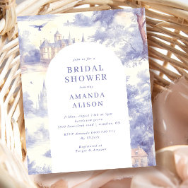 Lámina Toile de jouy Art Bridal Shower