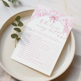 Lámina Toile de Jouy Quién conoce a mamá mejor juego