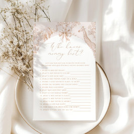 Lámina Toile Safari Quién conoce a mamá mejor juego de du