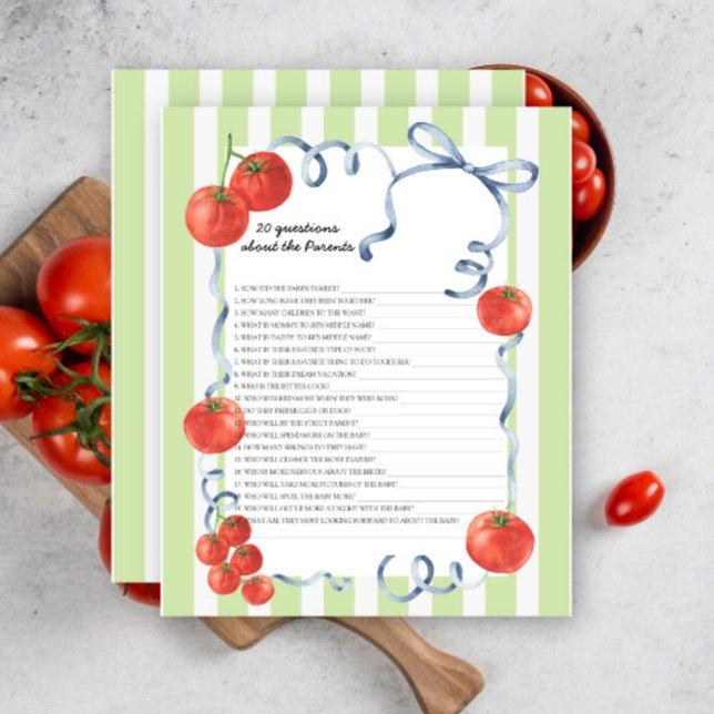 Lámina Tomate - juegos - 20 preguntas sobre los padres (Subido por el creador)