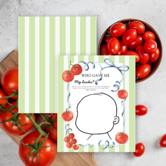 Lámina Tomate - ¿Quién me dio mi apariencia? (Subido por el creador)