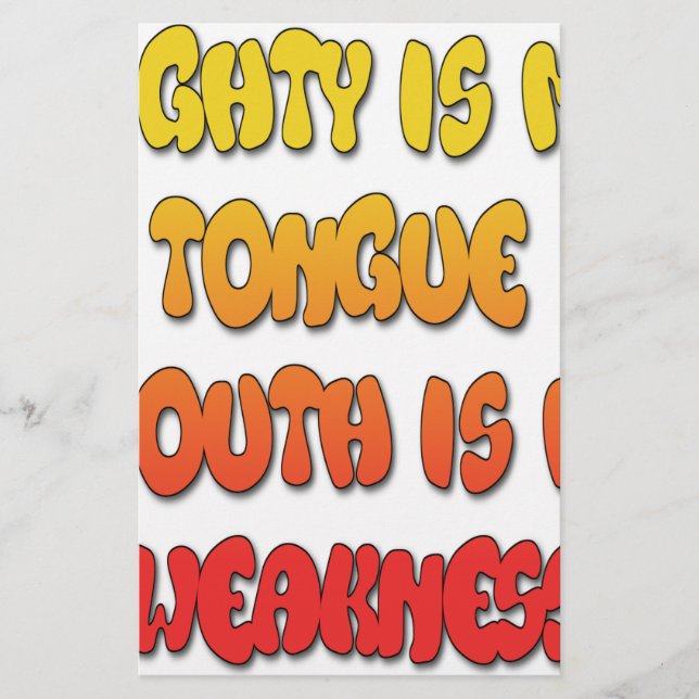 Lámina Tonga atada: Cita divertida sobre arte de texto co (Anverso)