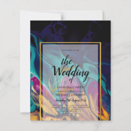 Lámina Tonos de joyas TINTA DE BODAS Ciruela Púrpura Azul