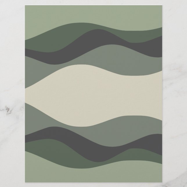 Lámina Tonos de Verde : (Anverso)