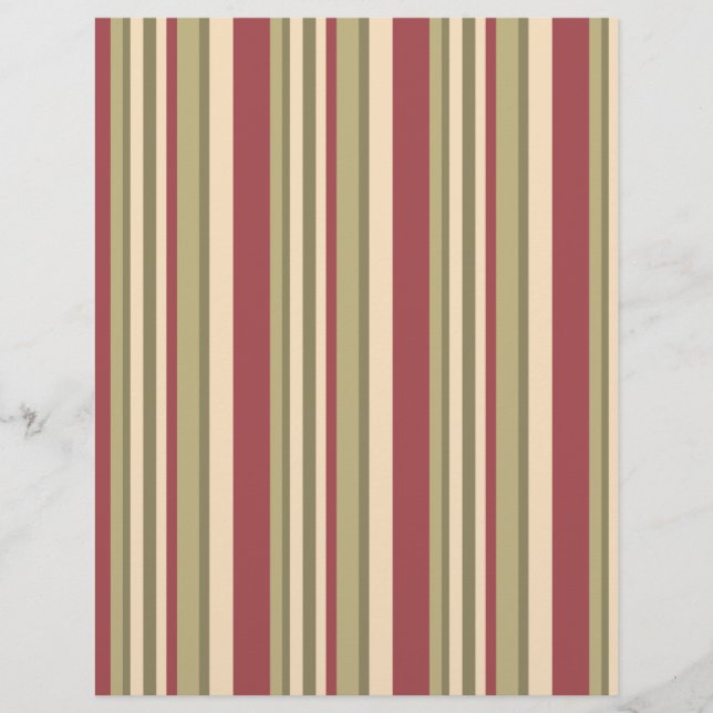 Lámina toom stripes 02 Letterhead - papel de chatarra (Anverso)