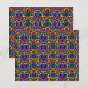 Lámina Tornillos colorantes abstractos / aplastados / de