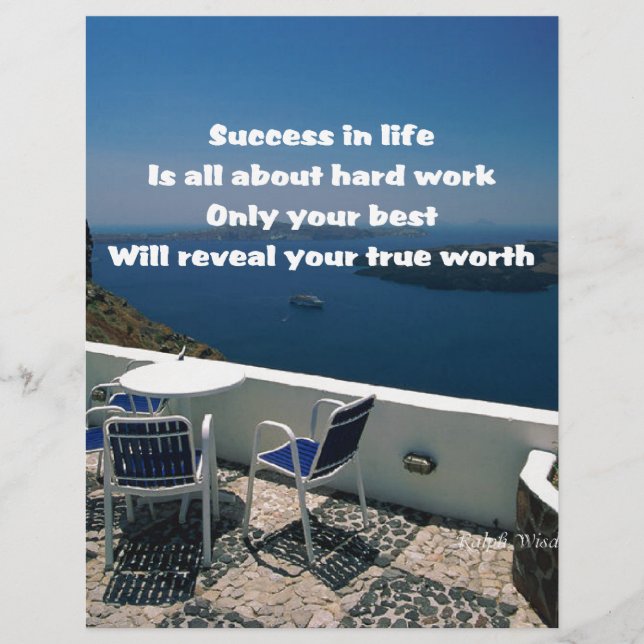 Lámina Trabajo duro (Anverso)