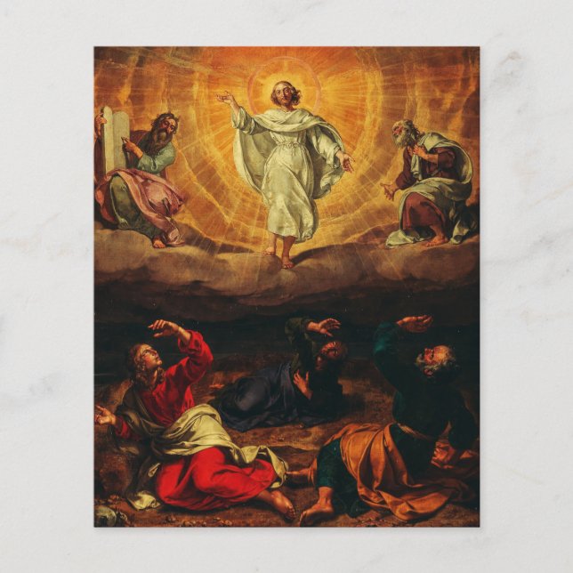 Lámina Transfiguración de Jesucristo (Anverso)