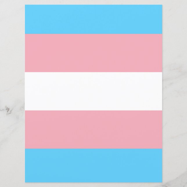Lámina Transgender Flag Papier (Anverso)