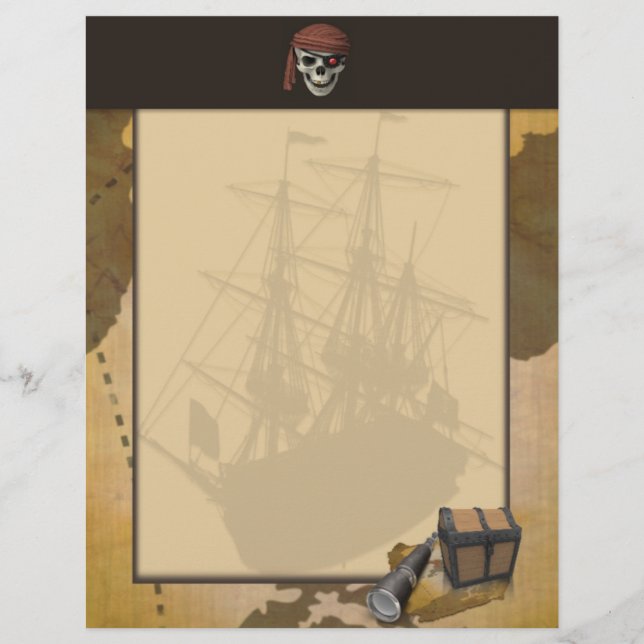Lámina Treasure Hunt Letterhead (Anverso)