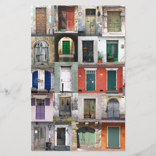 Lámina Treinta puertas (Anverso)