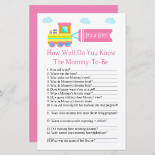 Lámina Tren de juguetes ¿Qué tan bien conoce el juego de 