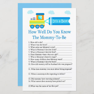 Lámina Tren de juguetes ¿Qué tan bien conoce el juego de 