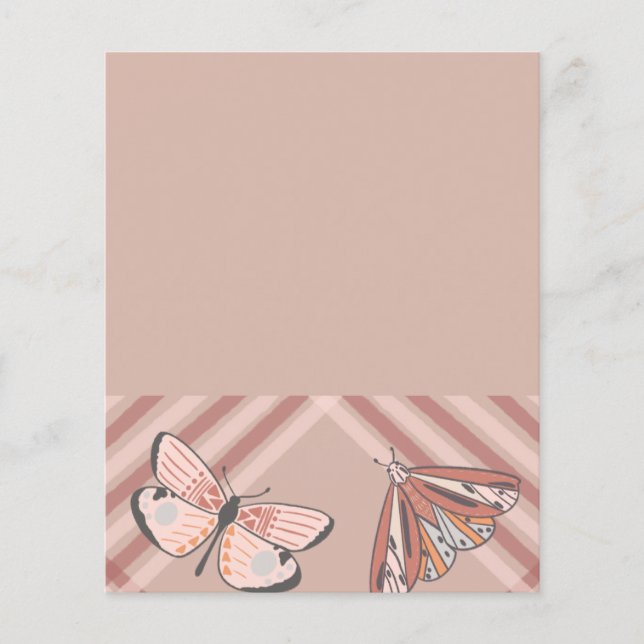 Lámina Tres mariposas del suroeste (Anverso)