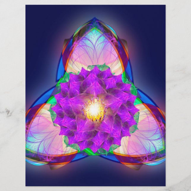 Lámina Trinity Lotus (Anverso)