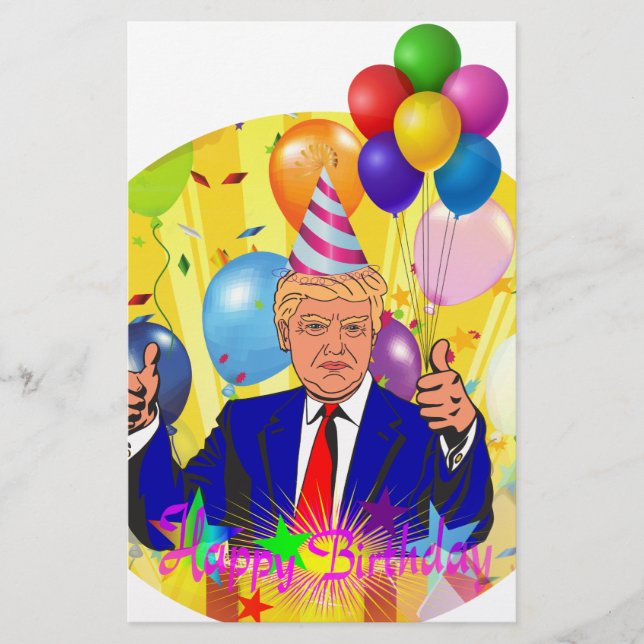 Lámina triunfo feliz de cumpleaños (Anverso)