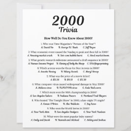 Lámina Trivia Game 2000