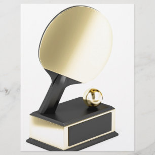 Lámina Trofeo de tenis de mesa