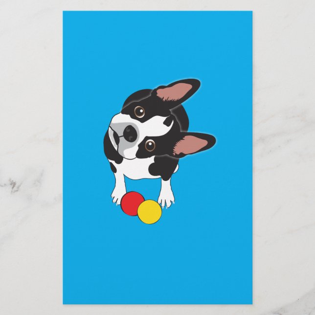 Lámina Trooper el Boston Terrier (Anverso)