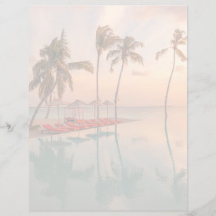 Lámina Tropical Beaches Maldives Tropical Beach & Pool