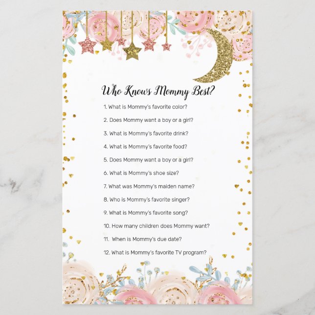 Lámina Truco de oro que conoce a mamá del juego (Anverso)